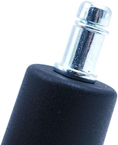 WANGCL Pack of 5 Glide Castors for Office Chair Wheel Replacement, 11mm x 22mm Stem, 50mm Diameter (Black)
