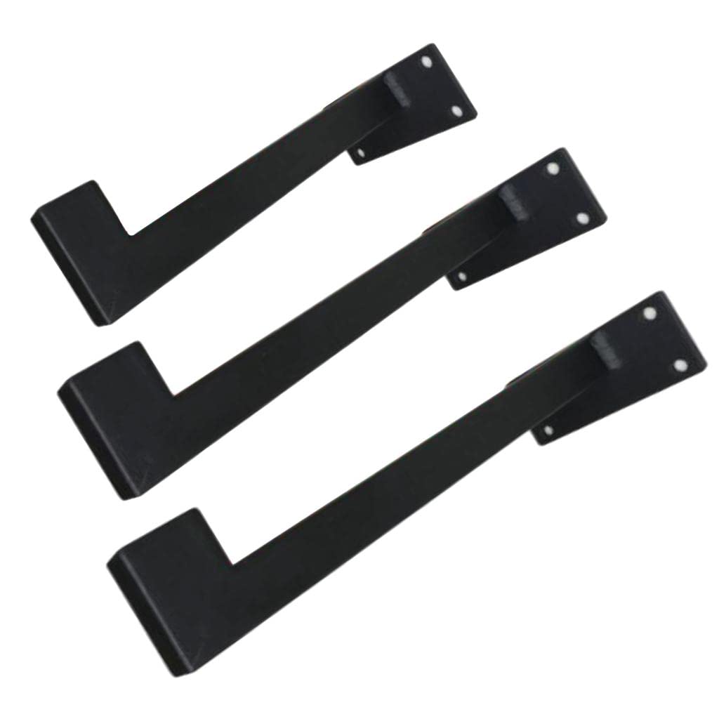 LOOM TREE® Wall Mounted Iron Bracket Industrial Scaffold Board Shelf Brackets 20cm Furniture | Bookcases