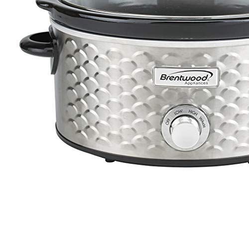 Brentwood SC-140S Slow Cooker Scallop Pattern thumb #6