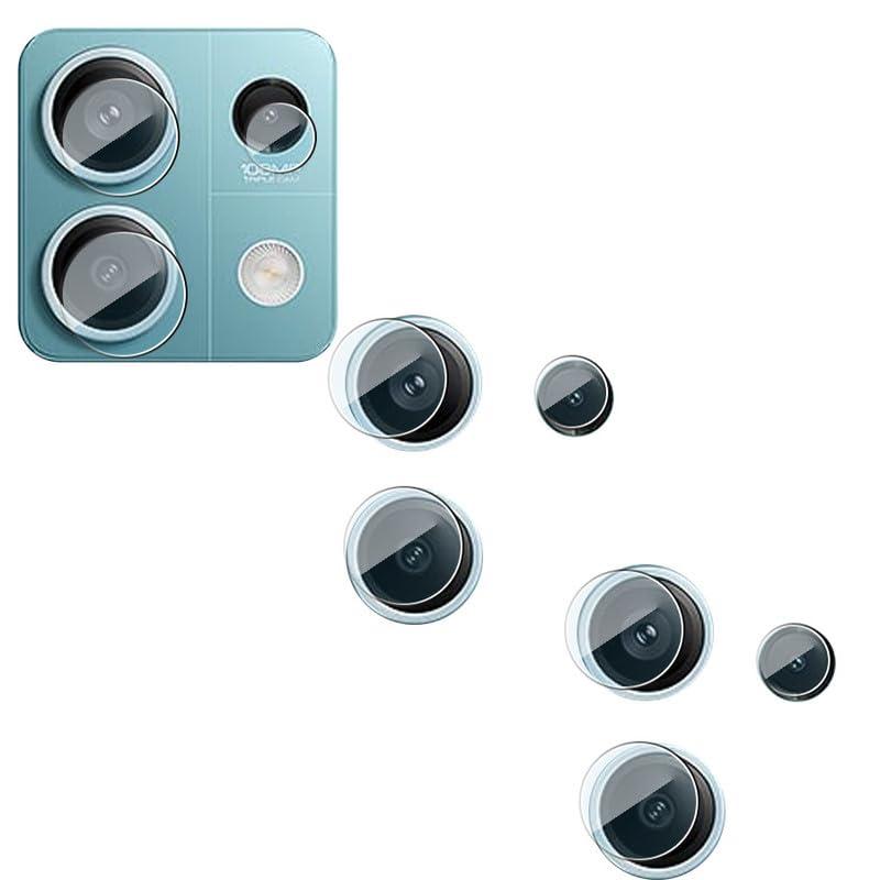 FCS Camera Lens Protector for Xiaomi Redmi Note 13 Pro 5G Lens Ring Cover | 9H Camera Lens Protector | Set of 3 | Ring Cover Protector (9 Pc.) FCS Camera Lens Protector for Xiaomi Redmi Note 13 Pro 5G Lens Ring Cover | 9H Camera Lens Protector | Set of 3 | Ring Cover Protector (9 Pc.)