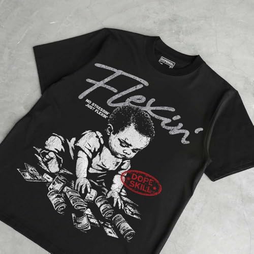 Image of DopeSkill Graphic Tee Streetwear Hip Hop Hypebeast Street Style Unisex T-Shirt Sneaker Colour Matching Shirts Swag Y2K Style