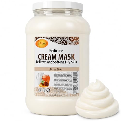 SPA REDI Salon Pedicure Massage Cream, Body and Foot Deep Moisturizing, 128 oz