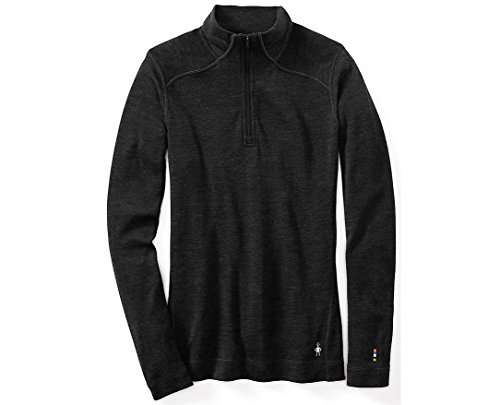 Smartwool NTS Mid 250 Baselayer Zip Top Charcoal Heather XS