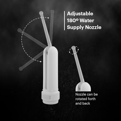 Image of Johnson AquaJet Plus Rechargeable Portable Bidet | Type C Port | Three Spray Mode | 180 Adjustable Nozzle | 180 ml Tank | IPX7 Waterproof | Travel, Elderly, Baby & Female Use | 1-Year Warranty