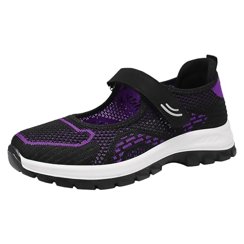 Zapatos ortopédicos de moda para mujer, con cojín de aire, zapatos para correr, para actividades al aire libre, fitness, correr, zapatos deportivos, malla transpirable, suave y cómoda, zapatos de