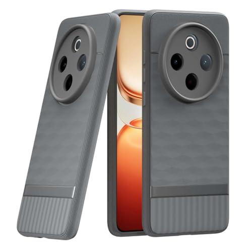 Image of Shockproof Case Compatible with Vivo T4 5G / Y300 Pro 5G | Full Camera Protection | TPU Flexible Back Cover for Vivo T4 5G / Y300 Pro 5G / Y300 Pro Plus 5G / iQOO Z10 5G (Graphite Grey)