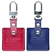 Produktbild musegear Essentials: Schlüsselfinder mit Bluetooth App aus Deutschland I Special Bundle: Ledertasche Navy Blue und Ledertasche Bordeaux I Maximaler Datenschutz