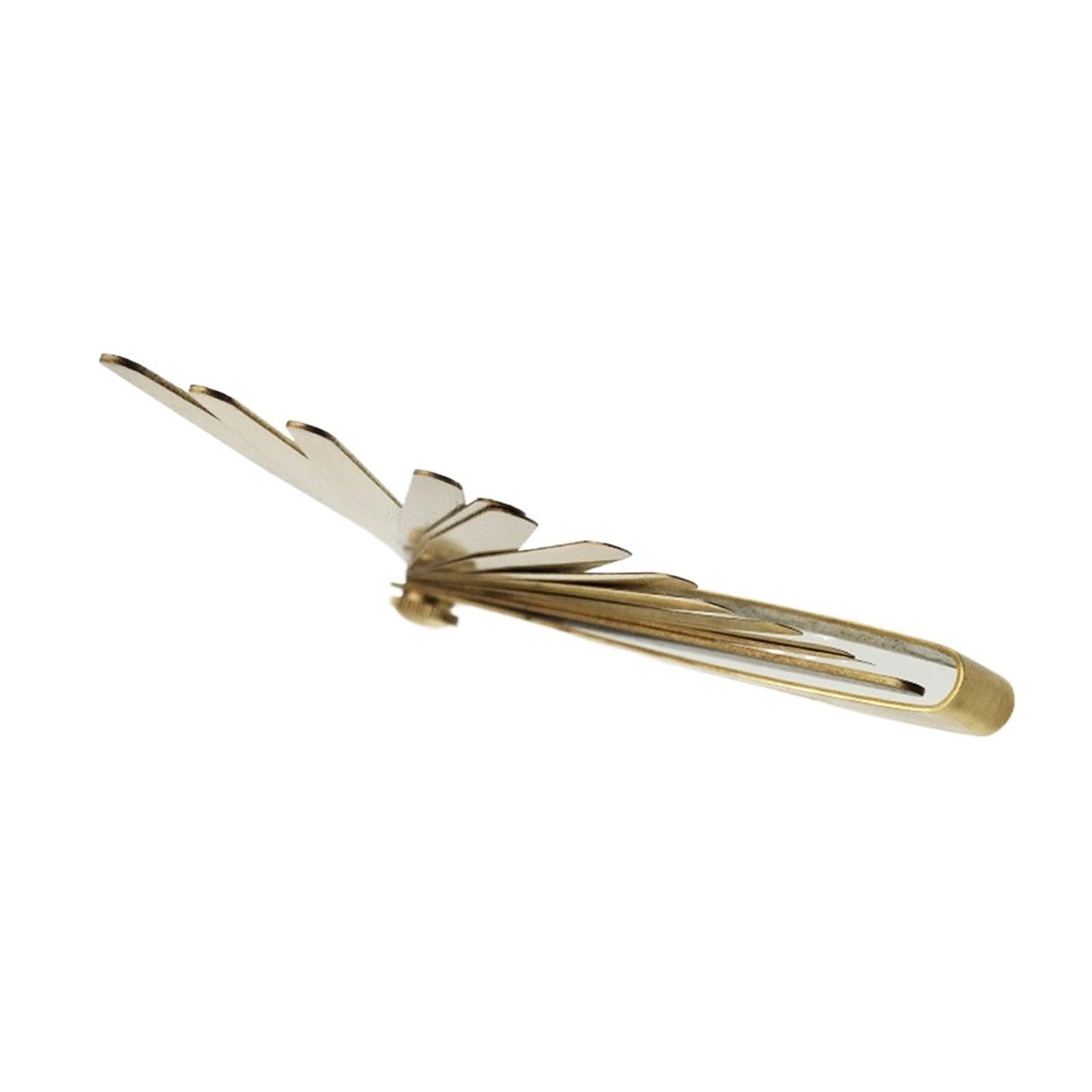Galga De Espesores Medidor de espesores métrico de 13/20 hojas, herramienta de medición de latón de 0,05-1mm for espacios de ancho for diseñadores, ingenieros y mecánicos(0.05-1.00 20blades)