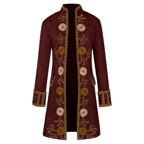 Costume Halloween veste steampunk homme manteau rétro