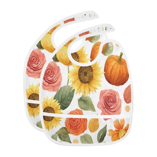 Baby Bibs for Boys Girls Infant Toddler Drooling Bibs Feeding Teething Bibs Adjustable Closure Scraps Pocket2