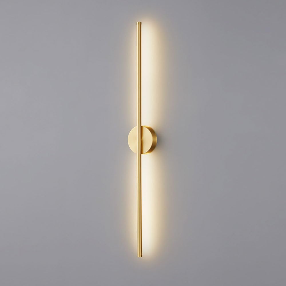 HXYSXHJUO Wall lamps,Linear Lamp LED Sconce Lamp, Copper Lighting Vanity Light Sconces