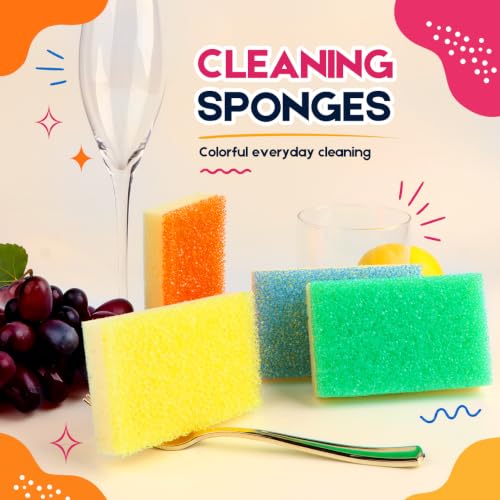 Image of LAUNDRYLUX Scrub Sponge Set, Dual-Sided Temperature-Responsive Scrubber