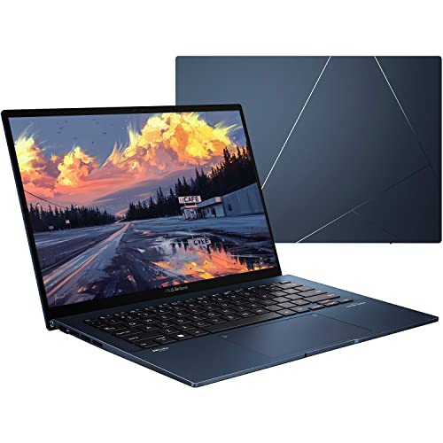 Asus Newest Zenbook 14" 2.8K (2880 X 1800) 90Hz Oled Laptop, 12Th Gen Core I5-1240P Processor (Beats I7-1185G7), Backlit Keyboard, Fingerprint Reader, Harman Kardon, Win 11 (8Gb Ram | 1Tb Pcie Ssd) #TOP4