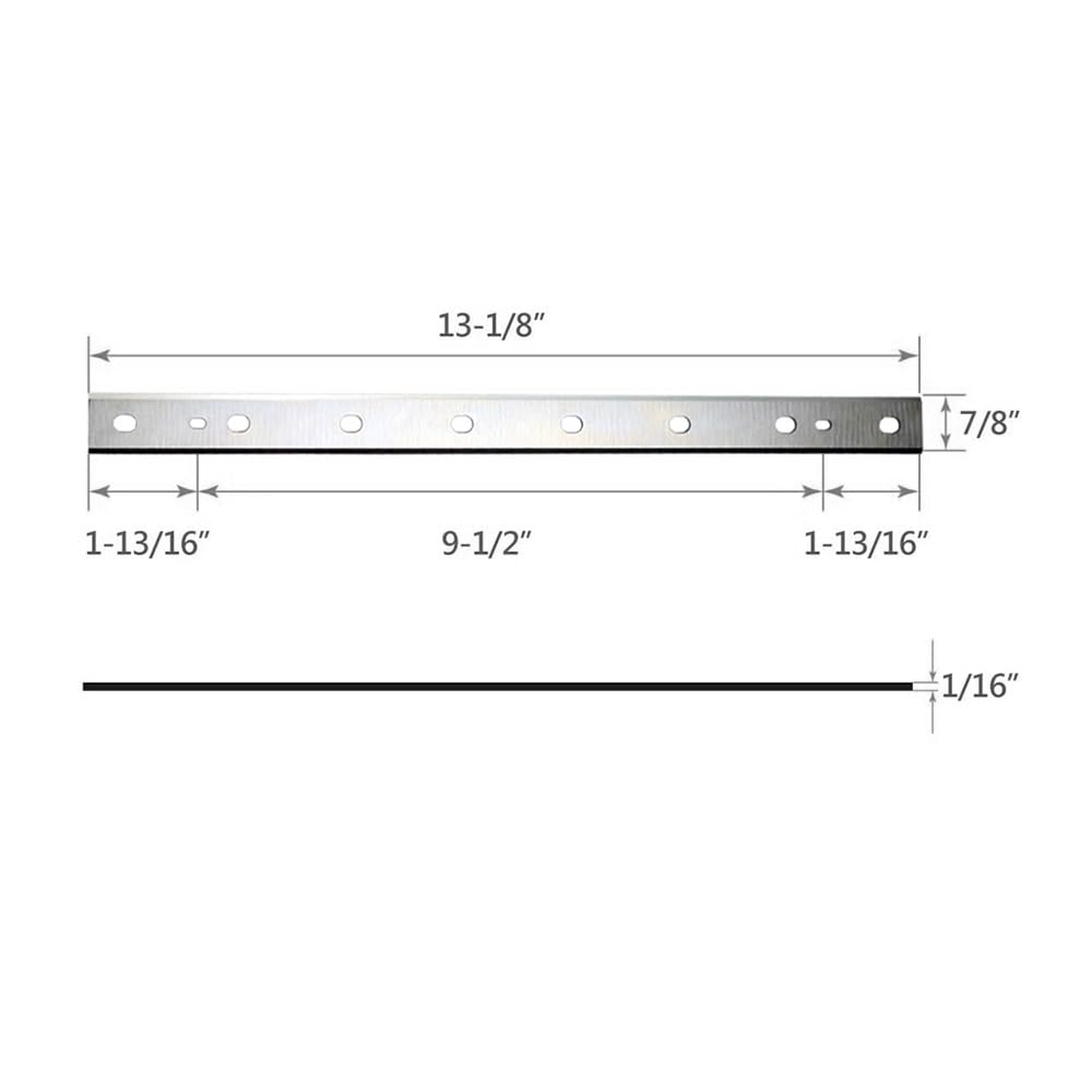 Cuchillas cepilladoras de repuesto DW735 DW735X de 13 "y 333mm, cuchillo cepillador de madera de 6 cuchillas for carpintería, 2 juegos