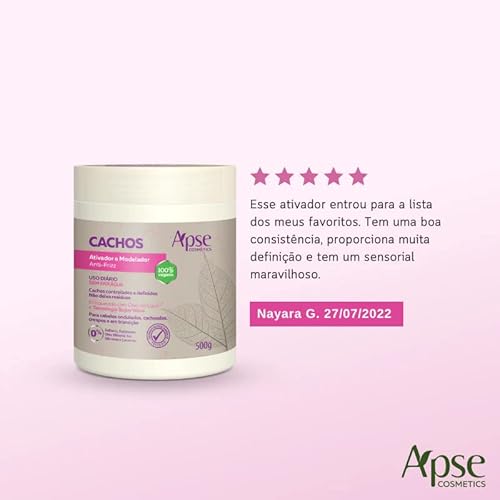 Kit Apse Cachos Ativador e Modelador 500 gr 2 Unidades