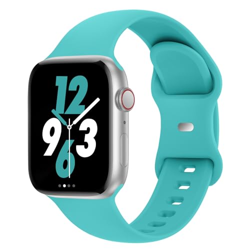 Generic Silicone Sport Band for Apple Watch 38–49mm, Teal