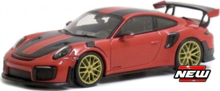 BUR 30388R 1:43 Porsche 911 GT2 RS Car Model Replica in Red Exclusive