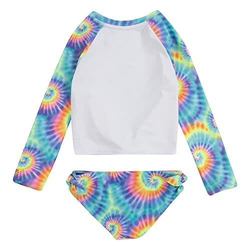 Image of Hurley Girls Long Sleeve Rash Guard Swimsuit