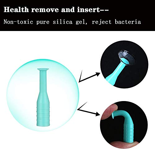 image for LeyJin 10 Pack Hard Contact Lens Remover & Insertion Tool,RGP Plunger 