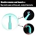 LeyJin 10 Pack Hard Contact Lens Remover & Insertion Tool,RGP Plunger Suction Cup for Hard Lenses(Green)