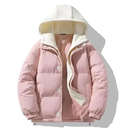 Veste d'hiver homme en coton matelassé ample rétro - 7