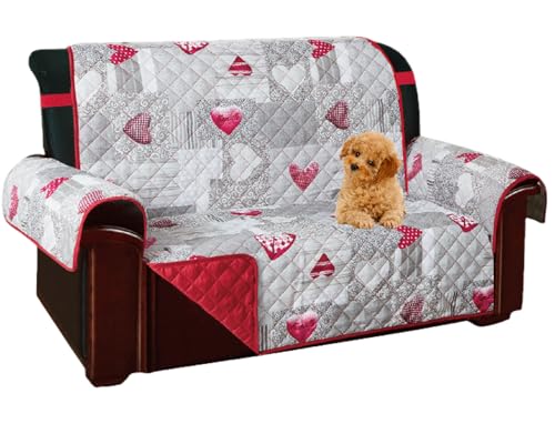 Copridivano Trapuntato Fronte Fantasia e Retro Tinta Unita Double Face Reversibile