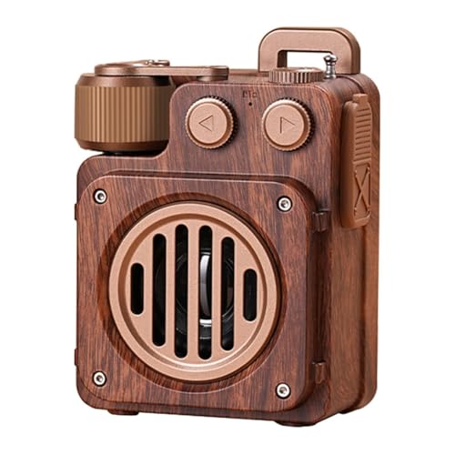 Haut-parleur Bluetooth portable radio rétro vintage sans fil pour l'extérieur