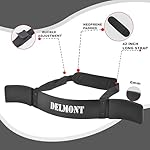 Delmont Arm Blaster for Bicep Curl | Adjustable Arm Isolator with Foam Padding & Durable Aluminum Frame, Muscle Building & Strength Training Equipment for Bodybuilding, Gym & Home Workouts - Image 3