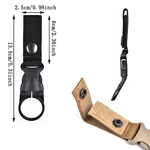 Sleutelhanger flessenhouder clip voor het ophangen van waterfles flessenhouder karabijnhaak riem gesp camping wandelen voor camping vissen wandelen reizen waterfles gesp - Image 4