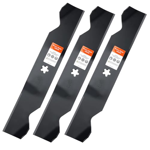 Image of Grasscool 54 inch Deck Husqvarna Mower Blades Replacement 187256 532187256 | Fits Z254F Z254 MZ54 RZ5424 RZ5426 YTH24V54 LGT2654 LGT2554 Zero Turn Lawn Tractor,Balanced Durable Thick Bagger Sharp Cuts