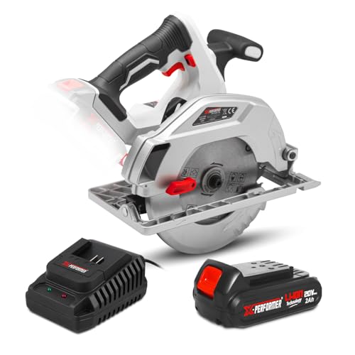 Akku-Kreissäge, 20 V, mit Akku 2 Ah. X-Performer