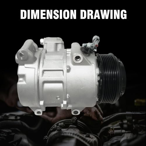 Image of A /C AC Compressor with A /C Clutch Fits for Toyota Camry 3.5L 2012‑2017 | for Sienna Highlander Avalon 3.5L 2011‑2018,for Lexus ES350 RX350 GS350 3.5L 2010-2018,Replaces CO29042C,8832006160
