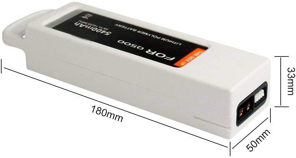 Q500 Drone Battery 5400mAh 11.1V LiPO - Replacement Battery For Yuneec Typhoon Q500, Q500+, 4K (2 Pack) - View #12