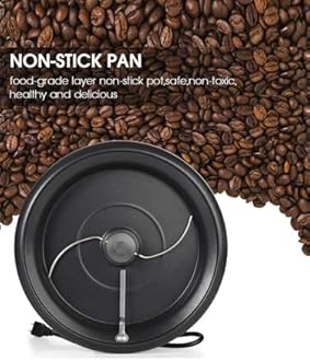 Upgrade Coffee Roaster Machine for Home Use, 110V Household Electric Coffee Bean Roaster with Timer 1200W Roasting Machine Peanut Bean Home Coffee Roaster