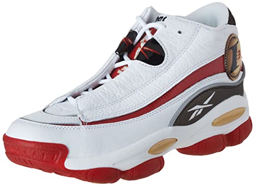 Reebok Mens The Answer DMX Faux Leather Fitness Basketball Shoes