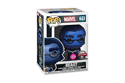 Funko Pop Marvel: X-Men 20Th Anniversary - Beast Vinyl Figure Flocked Exclusive (Flocked)