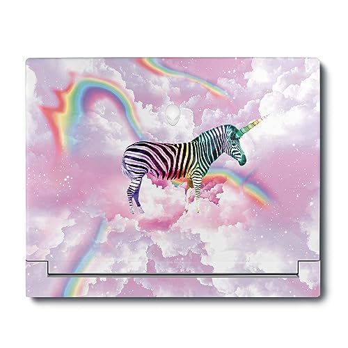 Image of MightySkins Skin Compatible With Alienware X16 R1 (2023) Full Wrap Kit - Rainbow Zebra Heaven | Protective, Durable, and Unique Vinyl Decal wrap cover | Easy To Apply & Change Styles | Made in the USA