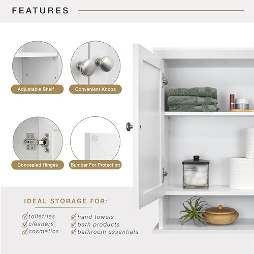 Mcs 63003 23X26 Medicine Cabinet, Ez-Dowel Wall Mounted Bathroom Cabinet thumb #3