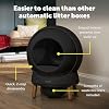 PetSafe ScoopFree SmartSpin Self-Cleaning Cat Litter Box, Black Advanced Odor Control, App Controlled with Health Monitoring, Works with Any Litter, Up to 2 Weeks of Hands-Free Cleaning