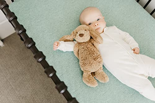 Image of Emerson Copper Pearl Premium Knit Crib Sheets - Breathable and Soft, Fitted for Standard Mattresses, Perfect for Baby Registry or Shower Gift
