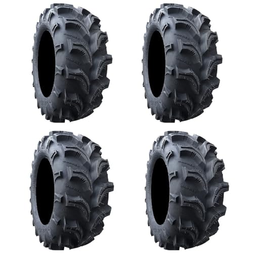 Full set of Interco Vampire II 25x8-12 and 25x10-12 (6ply) ATV/UTV Tires (4)