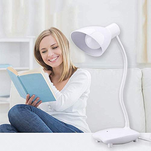 Lampe de table E27 flexible 360° en ABS pour bureau et lecture - 2