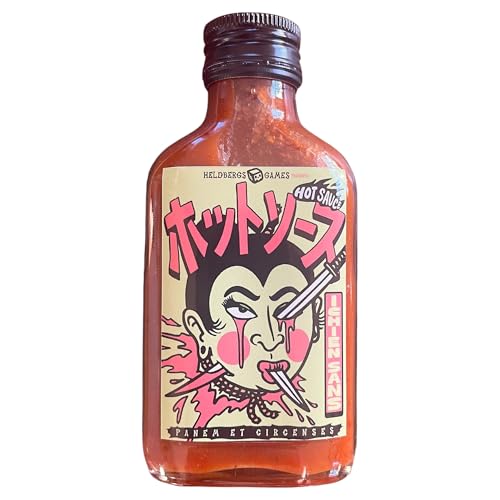 Ichien San Hot Sauce – Salsa de chile con capó escocés picante medio, especias caribeñas, vegano, hecho a mano en Berlín, set de regalo