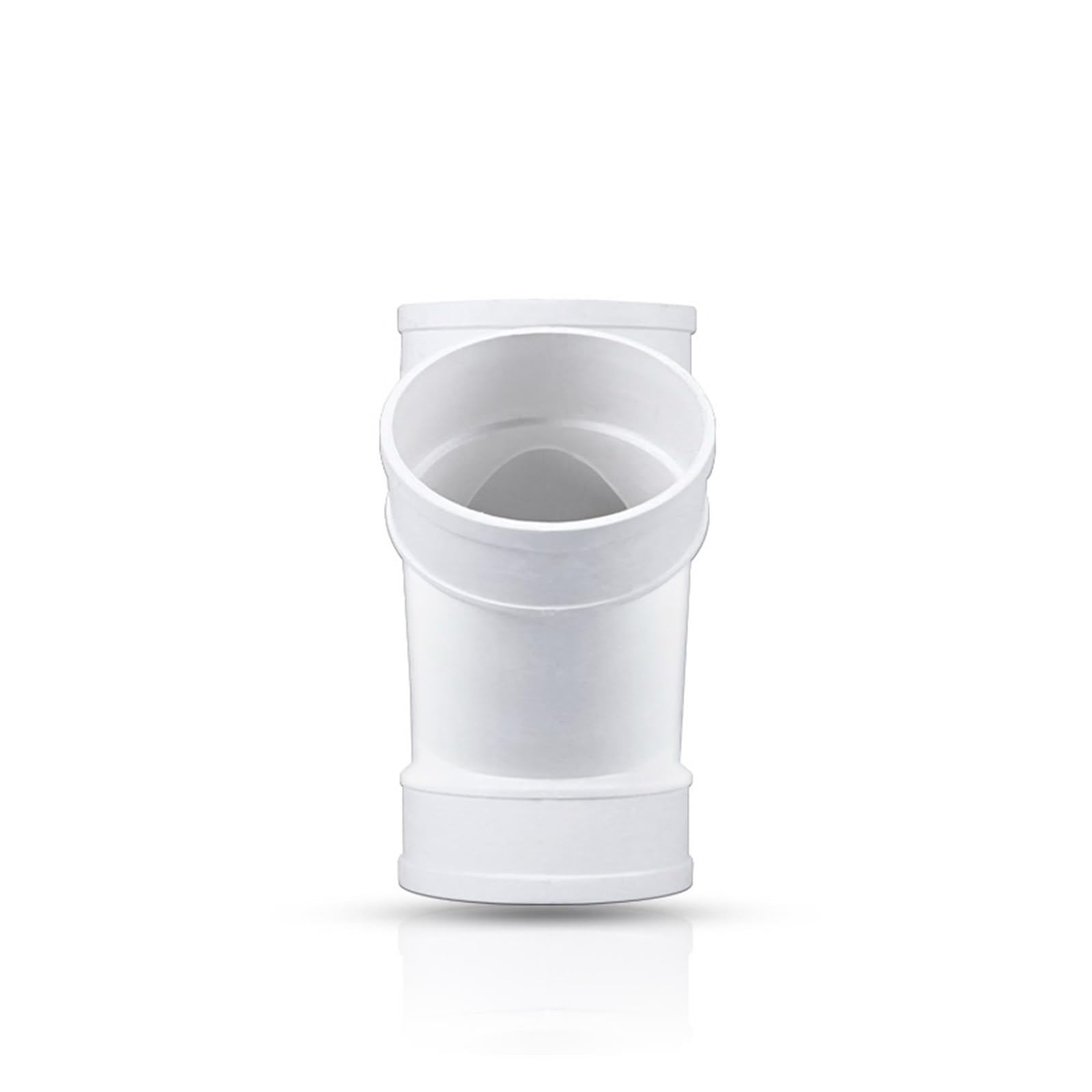 1Pc PVC Wye Connector Solvent Weld Sewer and Drain Pipe Fitting Drain Line Fittings 45 Degree Angle 75/110/160 (Size : 160)