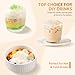 Soeos Lychee Popping Boba Pearls, 6.6 lbs (3000g), Bursting Boba Pearls for Bubble Tea, Beverages, Shakes, Desserts, Smoothie and Ice Cream Topping, Ready-to-Eat