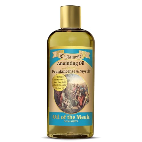 Nana Gifts Testament Anointing Oil Frankincense and Myrrh Oil of the Meek Excellent value large bottle size 8.45 fl.oz | 250 ml