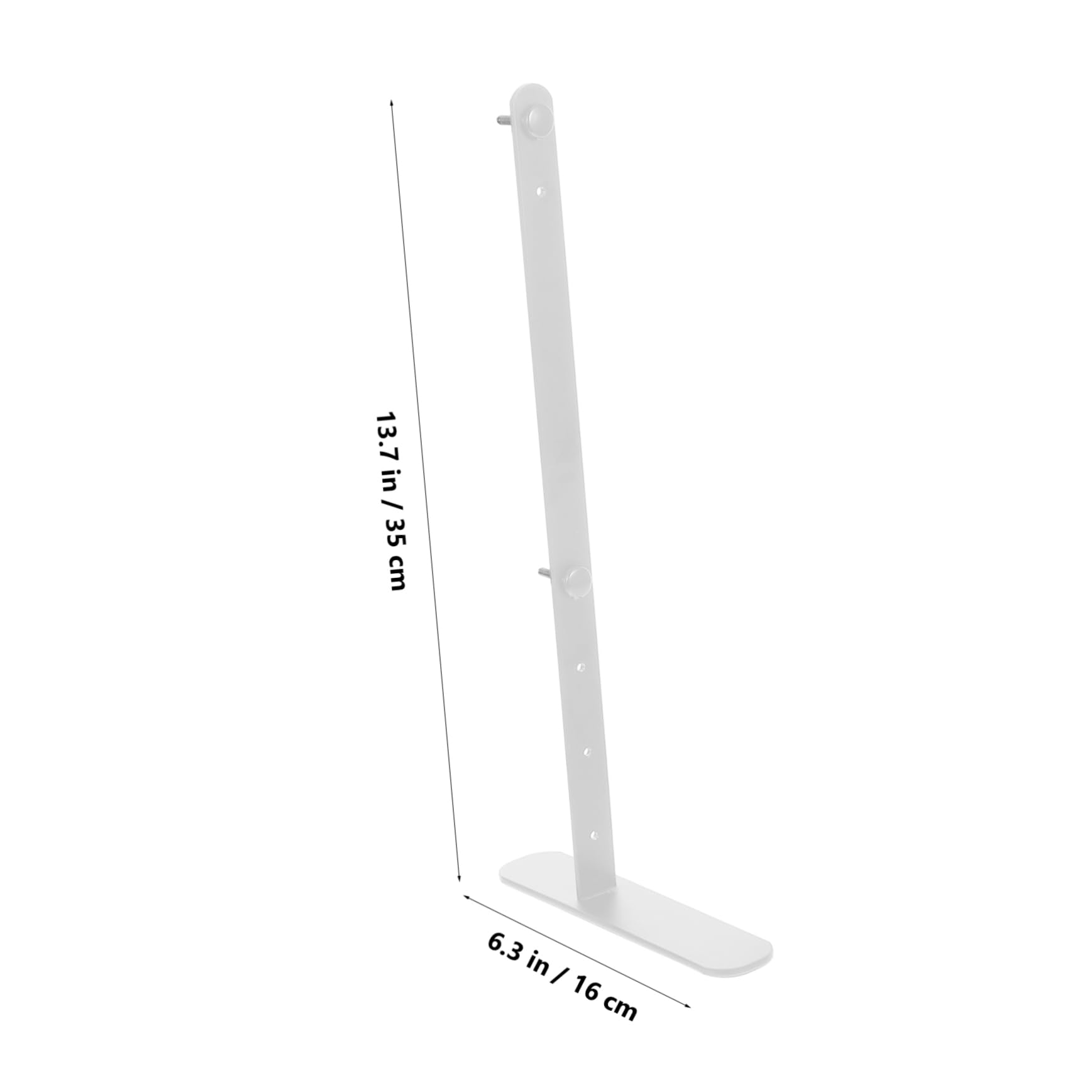 Lurrose Desk Riser for Standing 2pcs Pegboard Bracket Adjustable Laptop Stand Office Display Rack Accessory