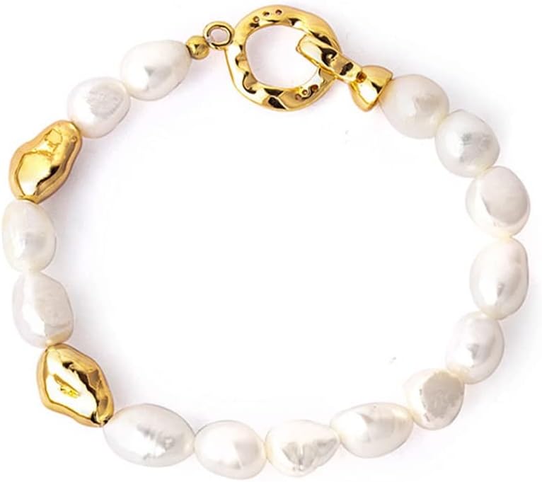 Pearl Bracelet Two-sided Light Irregular Pearl Bracelet Gift S For Girlfriend Birthday Gift