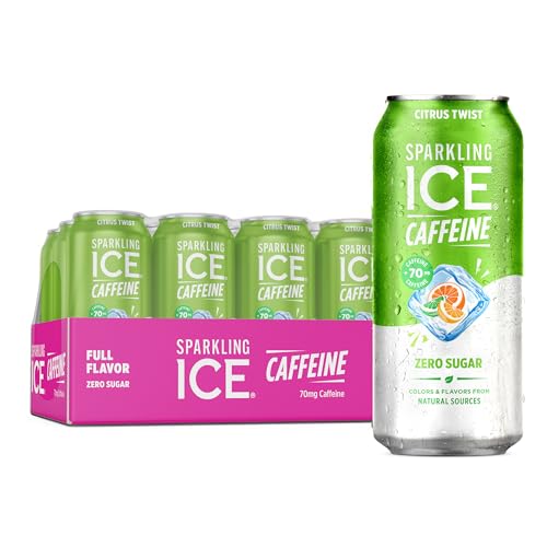 Sparkling Ice Caffeine Citrus Twist Sparkling Water...