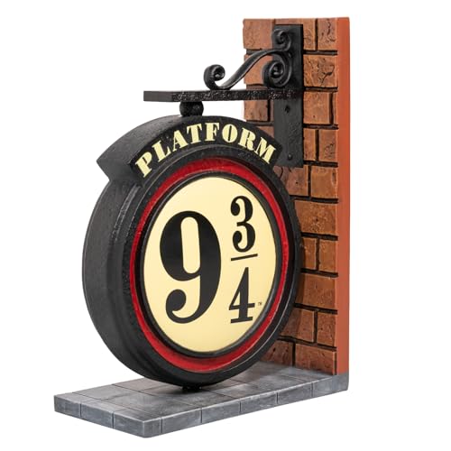Grupo Erik Bookends - Harry Potter Gifts | Platform 9 3/4 Sign Book End, Harry Potter Merchandise, Book Ends For Shelves, Room Decor, Home Decor, New Home Gifts For Friends - Cosy Home Interiors Grupo Erik Bookends - Harry Potter Gifts | Platform 9 3/4 Sign Book End, Harry Potter Merchandise, Book Ends For Shelves, Room Decor, Home Decor, New Home Gifts For Friends - Image 2